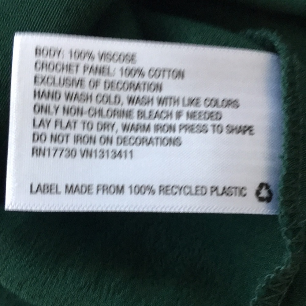 Winter green color dress - Picture 7 of 8